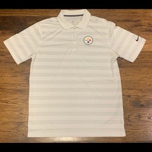 Nike DriFit Pittsburgh Steelers Polo Golf Shirt